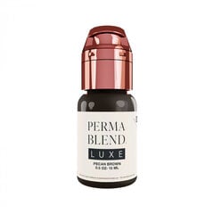 Permanentinio makiažo dažai Perma Blend Luxe Pecan Brown, 15 ml kaina ir informacija | Antakių dažai, pieštukai | pigu.lt