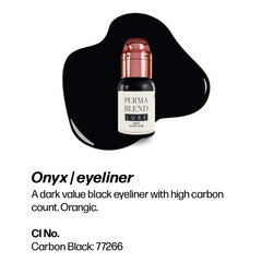 "Perma Blend Luxe Onyx" pigmentas permanentiniam akių makiažui, 15 ml kaina ir informacija | Antakių dažai, pieštukai | pigu.lt