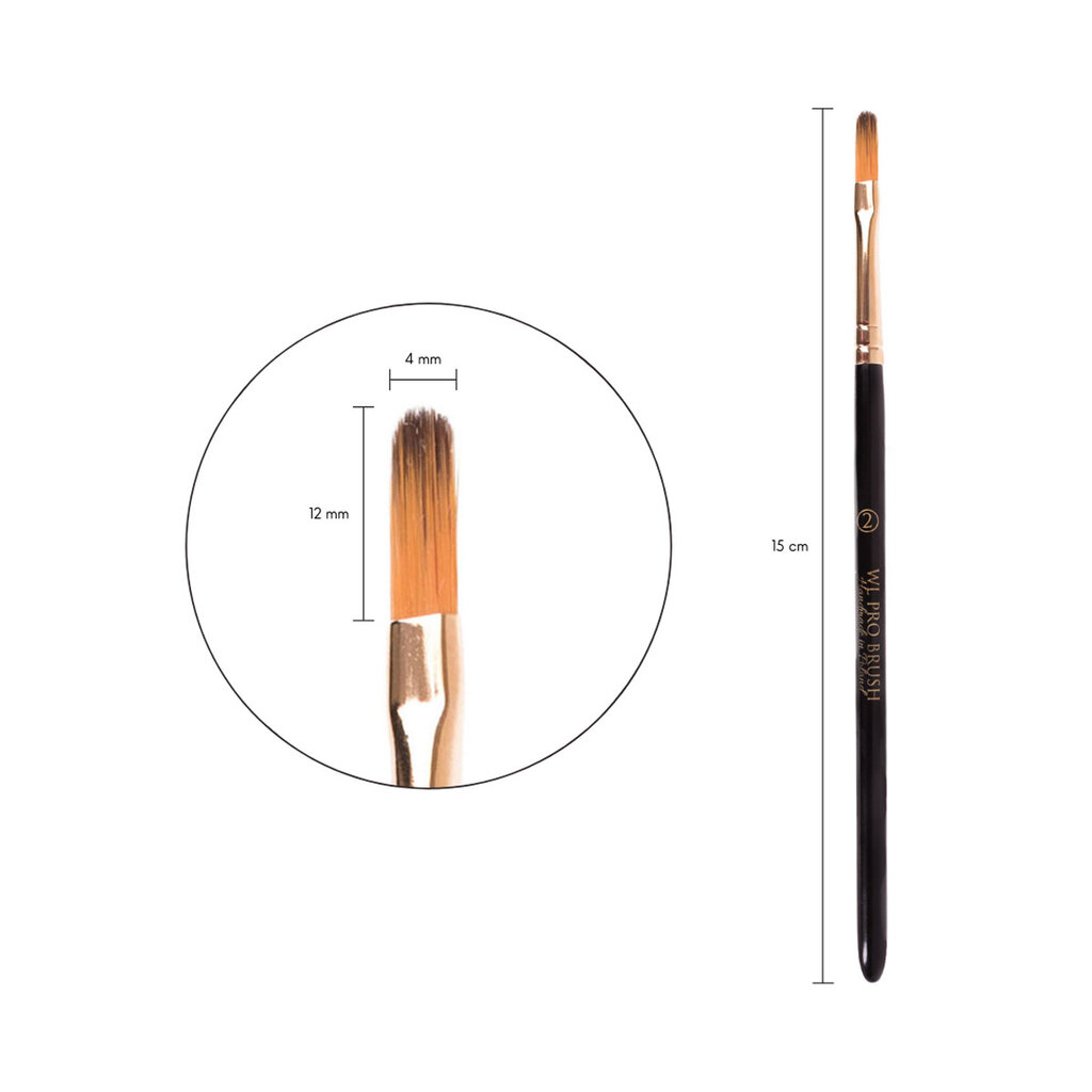 Tikslus antakių šepetėlis Wonder Lashes Pro Brush 1 kaina ir informacija | Makiažo šepetėliai, kempinėlės | pigu.lt