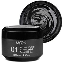 "Moon Full Builder" kreminis gelis Nr. 01, 30 ml kaina ir informacija | Manikiūro, pedikiūro priemonės | pigu.lt