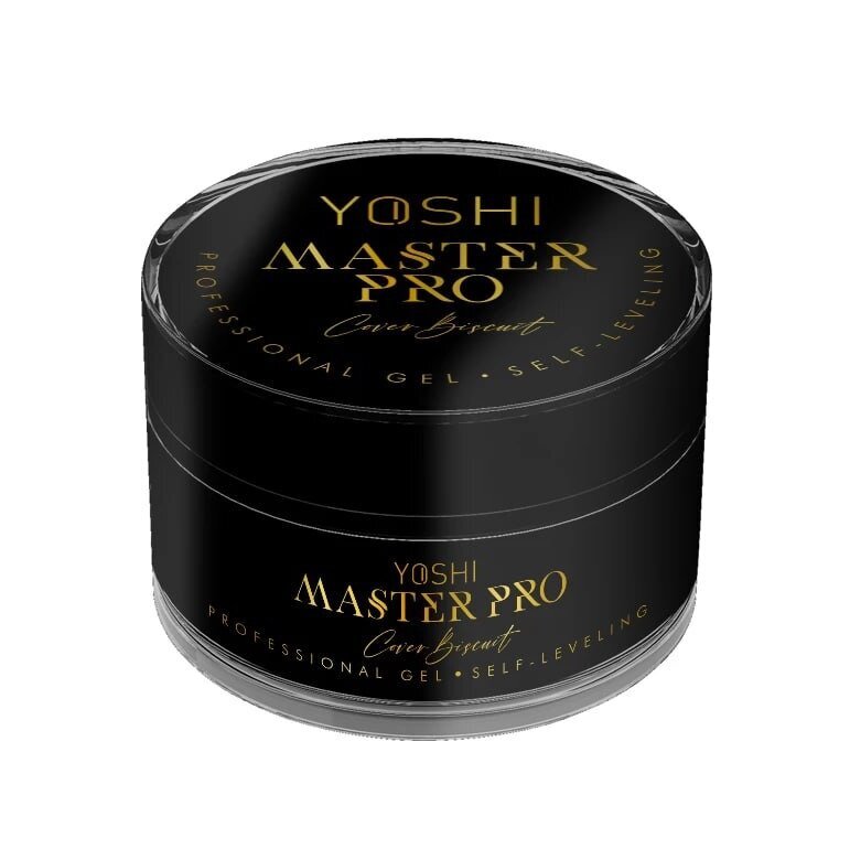 Gelis nagams Yoshi Master Pro, Cover Biscuit, 15 ml цена и информация | Nagų lakai, stiprintojai | pigu.lt