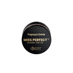 "Divine Nails Miss Perfect Papaya Drink Builder Gel, 15 ml kaina ir informacija | Nagų lakai, stiprintojai | pigu.lt