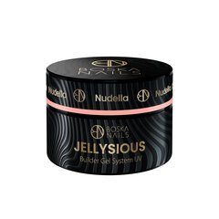 "Divine Nails Jellysious Builder Gel UV System Nudella", 50 ml kaina ir informacija | Manikiūro, pedikiūro priemonės | pigu.lt