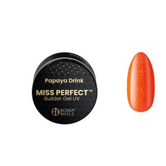 "Divine Nails Miss Perfect Papaya Drink Builder Gel", 50 ml kaina ir informacija | Manikiūro, pedikiūro priemonės | pigu.lt