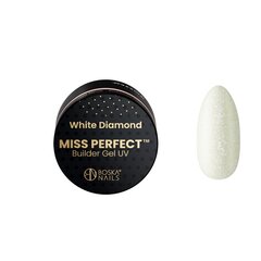 "Divine Nails Miss Perfect White Diamond" statybinis gelis, 50 ml kaina ir informacija | Manikiūro, pedikiūro priemonės | pigu.lt