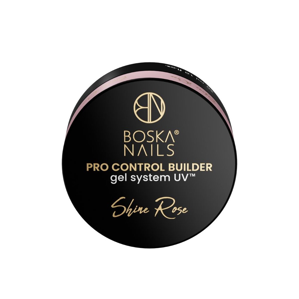 "Divine Nails Pro Control Bulder Gel System UV Shine Rose", 30 ml kaina ir informacija | Nagų lakai, stiprintojai | pigu.lt