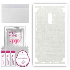 Apgo White Fabric Wrap kaina ir informacija | Apsauginės plėvelės telefonams | pigu.lt