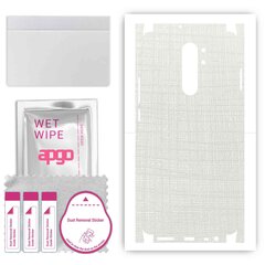 Apgo White Fabric Wrap kaina ir informacija | Apsauginės plėvelės telefonams | pigu.lt