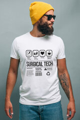 Футболка белая мужская Ctrl+ "Surgical tech" CNTRLW10080_S цена и информация | Мужские футболки | pigu.lt