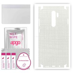 Apgo White Fabric Wrap kaina ir informacija | Apsauginės plėvelės telefonams | pigu.lt