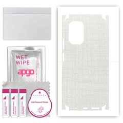 Apgo White Fabric Wrap kaina ir informacija | Apsauginės plėvelės telefonams | pigu.lt