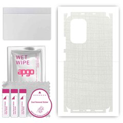 Apgo White Fabric Wrap kaina ir informacija | Apsauginės plėvelės telefonams | pigu.lt