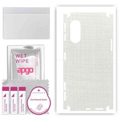 Apgo White Fabric Wrap kaina ir informacija | Apsauginės plėvelės telefonams | pigu.lt