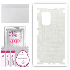 Apgo White Fabric Wrap kaina ir informacija | Apsauginės plėvelės telefonams | pigu.lt