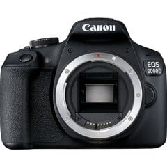 Canon EOS 2000D Body (Black) - Demonstracinis (expo) kaina ir informacija | Skaitmeniniai fotoaparatai | pigu.lt