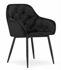 Kėdė Forio, juodos spalvos kaina ir informacija | Virtuvės ir valgomojo kėdės | pigu.lt