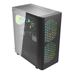 Корпус DarkFlash DK360 3 RBG FAN (ЧЕРНЫЙ) цена и информация | Корпуса | pigu.lt