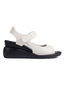 Patogūs balti "Sergio Leone" sandalai su kulnu (-) 0000296549269 kaina ir informacija | Basutės moterims | pigu.lt