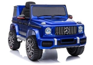 Vienvietis elektromobilis vaikams Mercedes Benz G63 AMG, mėlynas kaina ir informacija | Elektromobiliai vaikams | pigu.lt