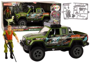 Žaislinis medžioklės automobilis su priedais Off-road Lean Toys, 3 d kaina ir informacija | Žaislai berniukams | pigu.lt