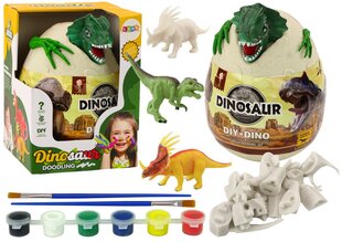 Dinozaurų kiaušinių spalvinimo rinkinys Lean Toys цена и информация | Развивающие игрушки | pigu.lt