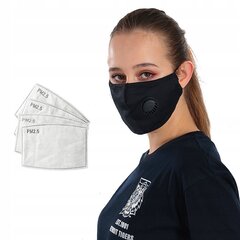 3x HEPA фильтр PM2.5 COAL для маскетов 3 шт. цена и информация | Защита для лица и головы | pigu.lt