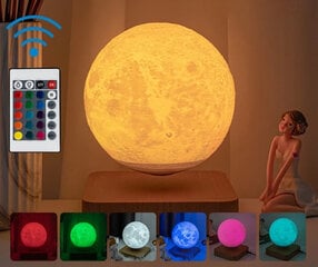 Šviestuvas MOON LIGHTING NIGHT LAMP 16 spalvų Pilotas kaina ir informacija | Vaikiški šviestuvai | pigu.lt