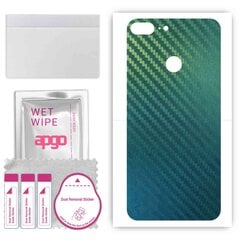 apgo apsauginis odos lipdukas nugarai, suderinamas su Honor 9 Lite, wrap plėvelė, folija, vinilas – raštas Anglies chameleonas CAKA1 kaina ir informacija | Apsauginės plėvelės telefonams | pigu.lt