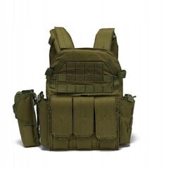 MILITARY TACTICAL VEST 600D MOLLE LOADERS Uni Green цена и информация | Охотничьи принадлежности | pigu.lt