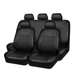 ECOSHRAFT AUTOMOBILIŲ SĖDIMŲ UŽDANGALAI BLACK Elegant UNIVERSAL 5vnt. kaina ir informacija | Sėdynių užvalkalai, priedai | pigu.lt