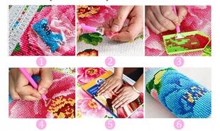 LARGE 5D DIAMOND EMBROiderie Set Mosaic image D43 цена и информация | Алмазная мозаика | pigu.lt