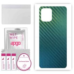 apgo apsauginis odos lipdukas nugarai, suderinamas su Oppo Find X3 Pro, wrap plėvelė, folija, vinilas – raštas Anglies chameleonas CAKA1 kaina ir informacija | Apsauginės plėvelės telefonams | pigu.lt