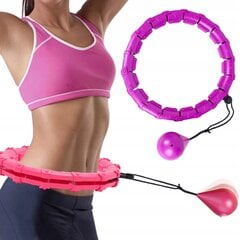 Gimnastikos lankas Hula Hop, rožinis kaina ir informacija | Gimnastikos lankai ir lazdos | pigu.lt