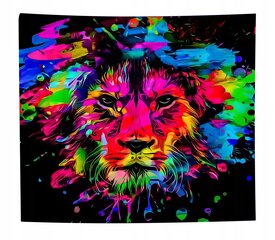 Настенное украшение UV FLUORESCENT GOBELIN ODBLASK 150x150cm Lew2 цена и информация | Репродукции, картины | pigu.lt