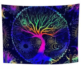 Настенное украшение UV FLUORESCENT GOBELIN REFLECTOR Rainbow Tree цена и информация | Репродукции, картины | pigu.lt