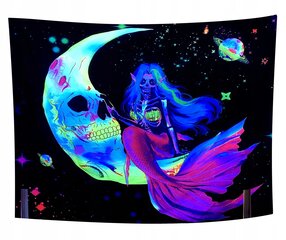 Настенное украшение UV FLUORESCENT GOBELIN ODBLASK 150cm XL moon цена и информация | Репродукции, картины | pigu.lt