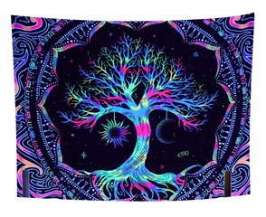 Настенное украшение UV FLUORESCENT IMAGE GOBELIN ODBLASK 150x150cm Дерево цена и информация | Репродукции, картины | pigu.lt