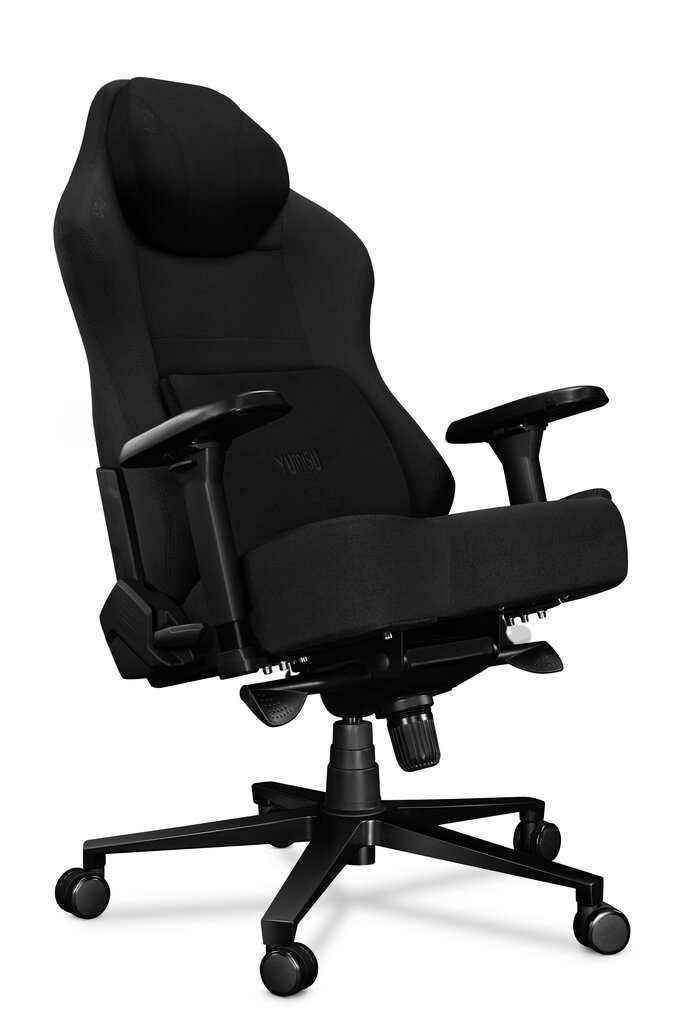 Kompiuterio kėdė Yumisu 2054 Magnetic, kompiuterinių žaidimų žaidėjams, medžiaginis apmušalas, juoda kaina ir informacija | Biuro kėdės | pigu.lt