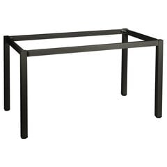 Metalinis stalo rėmas Stema NY-A057, 156x66x72,5 cm, juodas kaina ir informacija | Baldinės kojelės ir kojos | pigu.lt