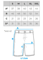 Džinsiniai šortai vyrams Ombre OM-SRDS-0146 kaina ir informacija | Vyriški šortai | pigu.lt