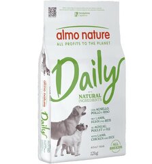 Almo Nature Daily All Breads su ėriena, vištiena ir ryžiais, 12kg kaina ir informacija | Sausas maistas šunims | pigu.lt