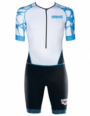 Костюм для триатлона мужской Arena Aero Front Zip Trisuit, синий/чёрный цена и информация | Мужские термобрюки, темно-синие, SMA61007 | pigu.lt