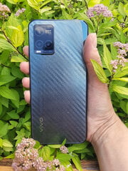 apgo apsauginis odos lipdukas nugarai, suderinamas su Honor 90 GT, wrap plėvelė, folija, vinilas – raštas Skaidri anglis цена и информация | Защитные пленки для телефонов | pigu.lt