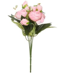 Dirbtinių gėlių puokštė Bijūnai kaina ir informacija | Dirbtinės gėlės | pigu.lt