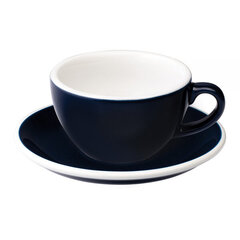 Loveramics Denim Blue Egg Style 200ml Cappuccino Cup & Saucer цена и информация | Стаканы, фужеры, кувшины | pigu.lt