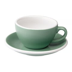 Loveramics Egg Cappuccino Cup & Saucer 200ml - Mint цена и информация | Стаканы, фужеры, кувшины | pigu.lt