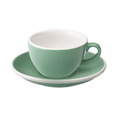 Loveramics Egg Mint Flat White Cup and Saucer 150ml цена и информация | Стаканы, фужеры, кувшины | pigu.lt