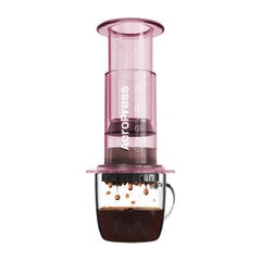 AeroPress Clear Pink Brewer kaina ir informacija | Kavamalės | pigu.lt