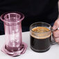 AeroPress Clear Pink Brewer цена и информация | Kavamalės | pigu.lt