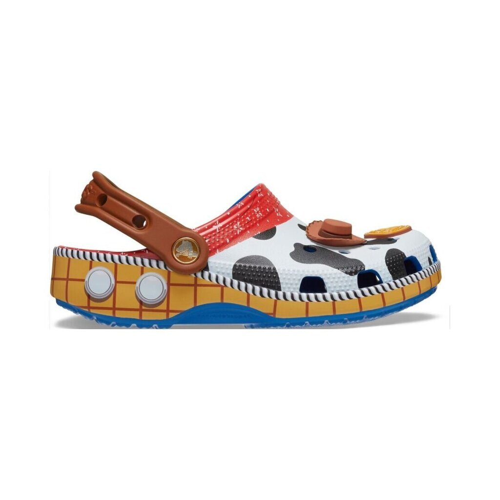 Crocs™ šlepetės vaikams Toy Story Woody Classic Clog 283203, baltos kaina ir informacija | Šlepetės, kambario avalynė vaikams | pigu.lt